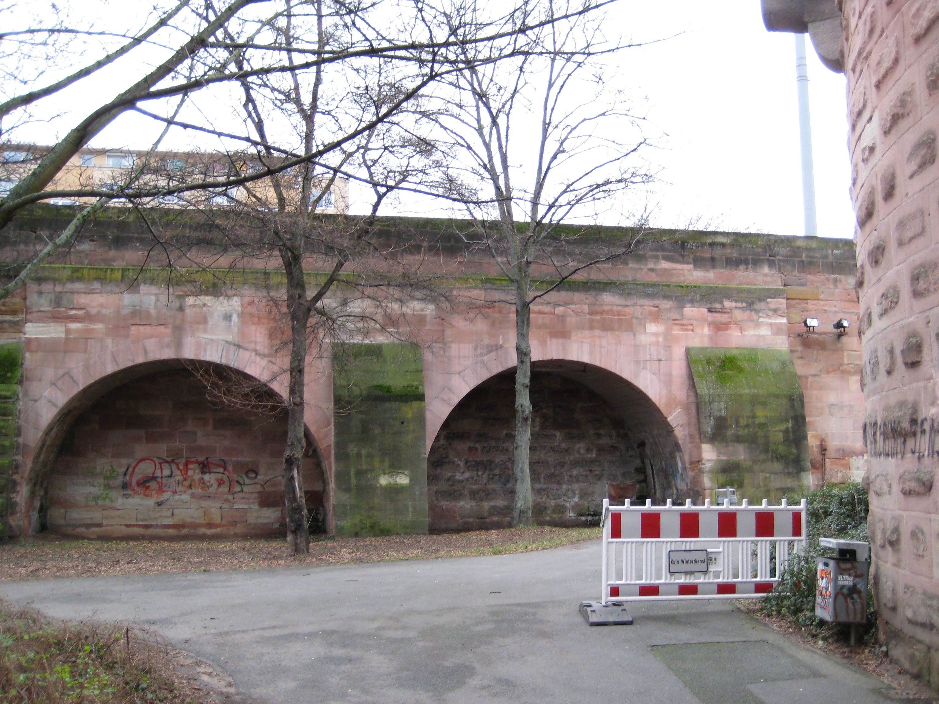 Blick auf den geplanten Tunnel vom Kreuzgassenviertel